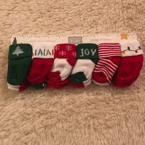 Hudson Baby Baby Socks Infant Size 6-12M Christmas 12-Pack Festive Holiday